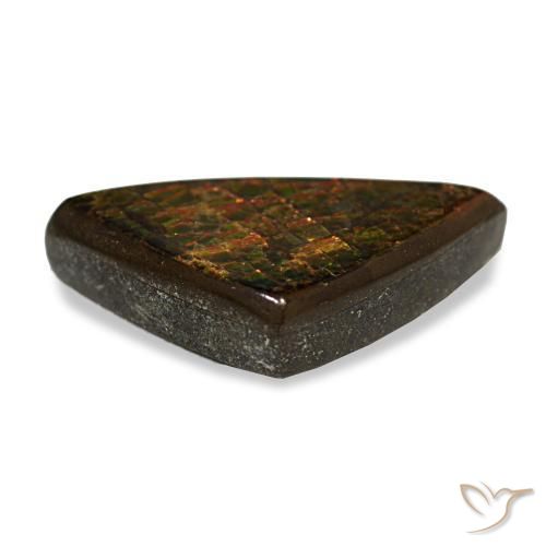 Ammolite Gemstone in 18.6 x 10.8 mm Size for Sale, Ammolite Stone in Multicolor Color