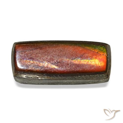 1.44ct Multicolor Ammolite, Baguette, Opaque