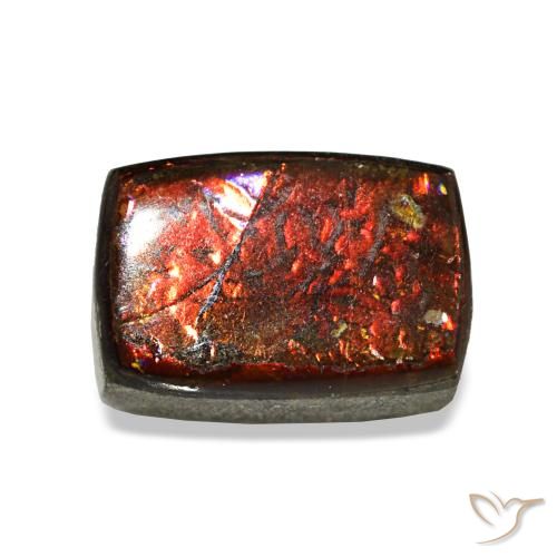 1.62ct Multicolor Ammolite, Baguette, Opaque