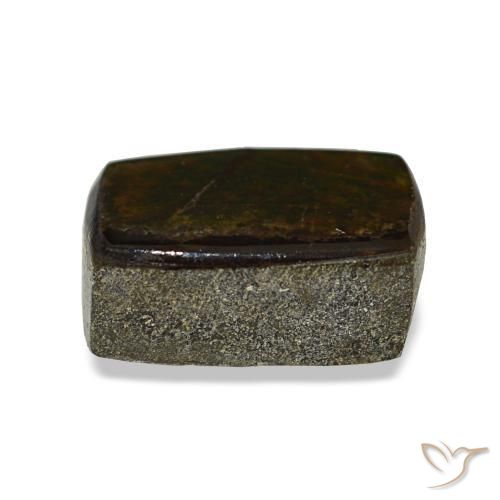 Ammolite Gemstone in 7.8 x 5.4 mm Size for Sale, Ammolite Stone in Multicolor Color
