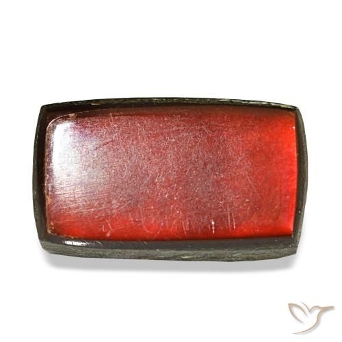 3.44ct Multicolor Ammolite, Baguette, Opaque
