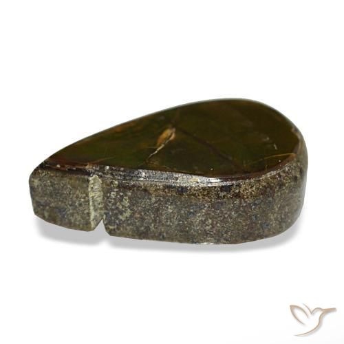 Ammolite Gemstone in 10 x 7 mm (calibrated) Size for Sale, Ammolite Stone in Multicolor Color