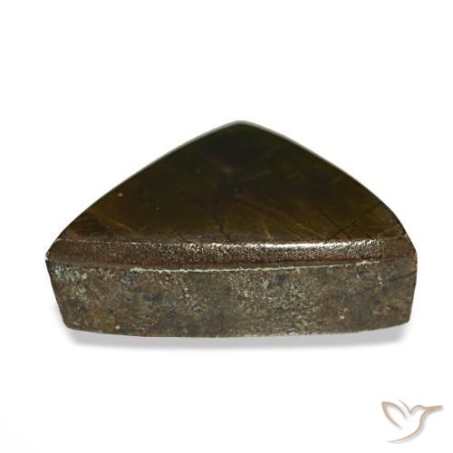 Ammolite Gemstone in 12 x 9.5 mm Size for Sale, Ammolite Stone in Multicolor Color