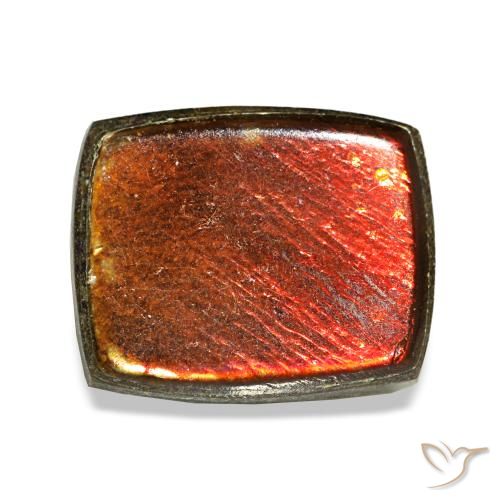 2.16ct Multicolor Ammolite, Baguette, Opaque