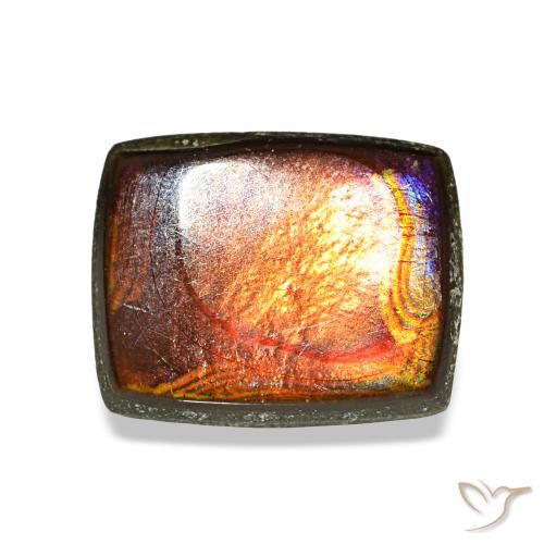 1.79ct Multicolor Ammolite, Baguette, Opaque