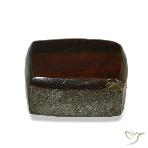 Ammolite Gemstone in 7.3 x 6.4 mm Size for Sale, Ammolite Stone in Multicolor Color