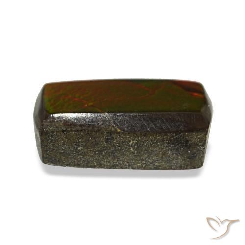 Ammolite Gemstone in 8.4 x 4.7 mm Size for Sale, Ammolite Stone in Multicolor Color