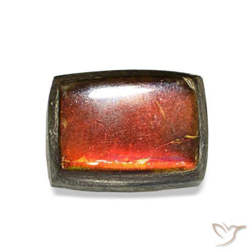 1.22ct Multicolor Ammolite, Baguette, Opaque