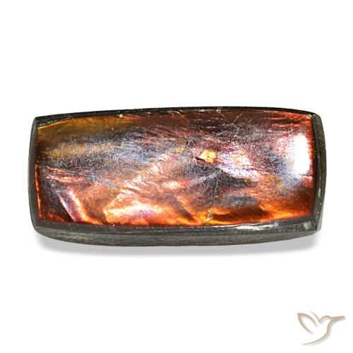 2.51ct Multicolor Ammolite, Baguette, Opaque