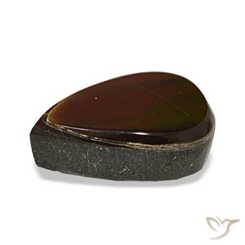 Ammolite Gemstone in 11.8 x 8.8 mm Size for Sale, Ammolite Stone in Multicolor Color