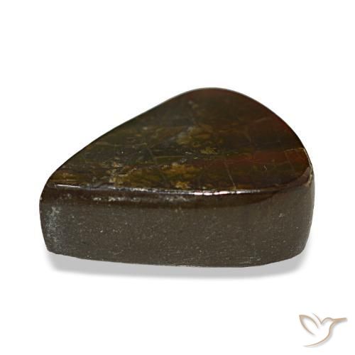 Ammolite Gemstone in 14.5 x 12.3 mm Size for Sale, Ammolite Stone in Multicolor Color