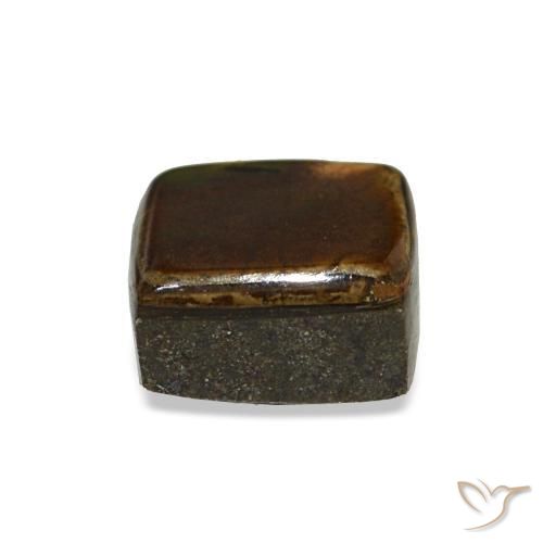 Ammolite Gemstone in 6.3 x 6 mm Size for Sale, Ammolite Stone in Multicolor Color