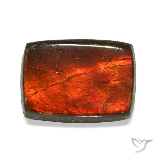 2.74ct Multicolor Ammolite, Baguette, Opaque