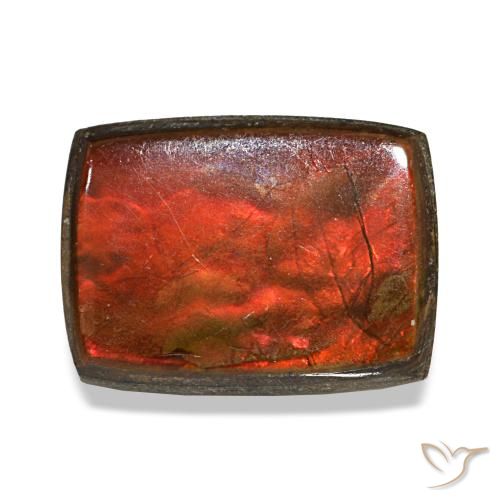 2.58ct Multicolor Ammolite, Baguette, Opaque