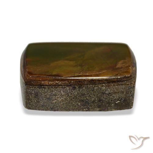 Ammolite Gemstone in 9.4 x 6.9 mm Size for Sale, Ammolite Stone in Multicolor Color