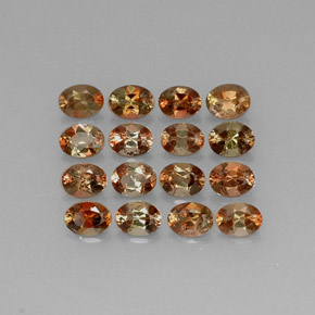 2.72 ctw Multicolor Andalusite Stones, Natural Andalusite in Oval Facet Shape for Sale
