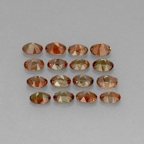 Andalusite Gemstones in 4 x 3 mm Size for Sale, Andalusite Stones in Multicolor Color