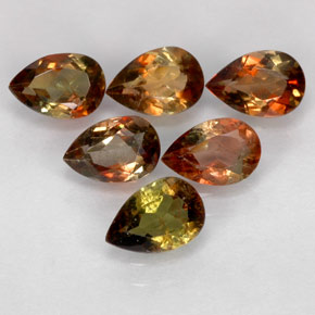 2.70 ct Multicolor Andalusite Gemstone, Andalusite Gem in Pear Facet Shape for Sale.
