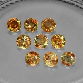 2.28 ctw Multicolor Andalusite Stones, Natural Andalusite in Round Facet Shape for Sale