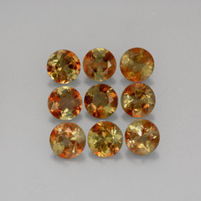 2.22 ct Multicolor Andalusite Gemstone, Andalusite Gem in Round Facet Shape for Sale.