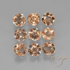 2.26 ctw Multicolor Andalusite Stones, Natural Andalusite in Round Facet Shape for Sale