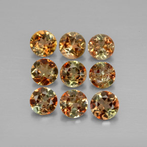 2.14 ct Multicolor Andalusite Gemstone, Andalusite Gem in Round Facet Shape for Sale.