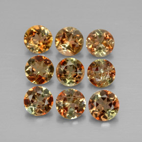 2.14 ct Multicolor Andalusite Stone, Natural Andalusite in Round Facet Shape for Sale