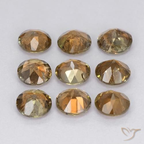 Andalusite Gemstones in 4 mm (calibrated) Size for Sale, Andalusite Stones in Multicolor Color