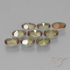 Andalusite Gemstones in 6 x 4 mm (calibrated) Size for Sale, Andalusite Stones in Multicolor Color