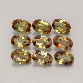 3.69 ct Multicolor Andalusite Gemstone, Andalusite Gem in Oval Facet Shape for Sale.