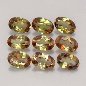 3.69 ct Multicolor Andalusite Stone, Natural Andalusite in Oval Facet Shape for Sale