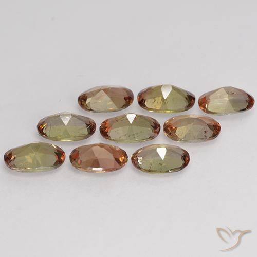 Andalusite Gemstones in 6 x 4 mm (calibrated) Size for Sale, Andalusite Stones in Multicolor Color