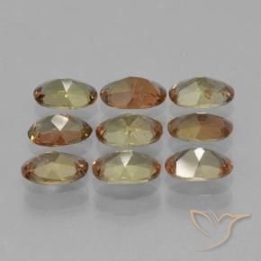 Andalusite Gemstones in 6 x 4 mm (calibrated) Size for Sale, Andalusite Stones in Multicolor Color