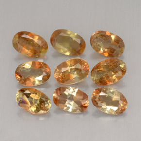 3.77 ct Multicolor Andalusite Stone, Natural Andalusite in Oval Facet Shape for Sale