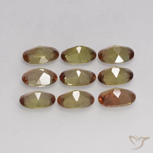 Andalusite Gemstones in 6 x 4 mm (calibrated) Size for Sale, Andalusite Stones in Multicolor Color