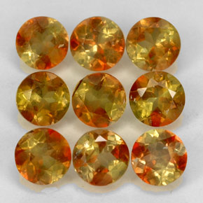2.28 ct Multicolor Andalusite Gemstone, Andalusite Gem in Round Facet Shape for Sale.