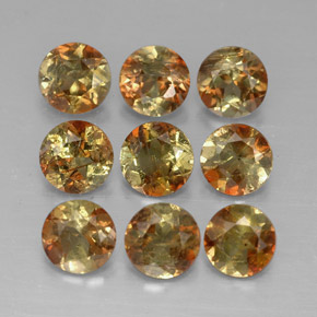 2.22 ct Multicolor Andalusite Stone, Natural Andalusite in Round Facet Shape for Sale