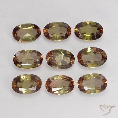 3.74ctw Natural Multicolor Andalusite, Oval, VS-SI