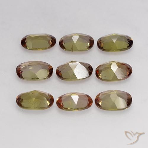Andalusite Gemstones in 6 x 4 mm (calibrated) Size for Sale, Andalusite Stones in Multicolor Color