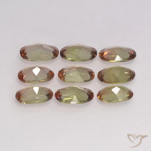 Andalusite Gemstones in 5.5 x 3.7 mm Size for Sale, Andalusite Stones in Multicolor Color