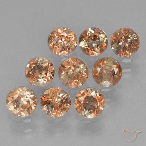 2.41 ct Round Cut Andalusite, 4 mm From Brazil, Photo A