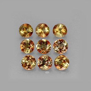 2.35 ct Multicolor Andalusite Stone, Natural Andalusite in Round Facet Shape for Sale
