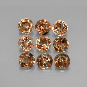 2.26 ct Multicolor Andalusite Gemstone, Andalusite Gem in Round Facet Shape for Sale.