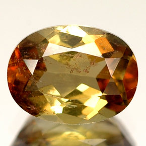 1.53 ct Multicolor Andalusite Gemstone, Andalusite Gem in Oval Facet Shape for Sale.