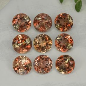2.39 ctw Multicolor Andalusite Stones, Natural Andalusite in Round Facet Shape for Sale