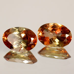 1.38 ct Multicolor Andalusite Gemstone, Andalusite Gem in Oval Facet Shape for Sale.