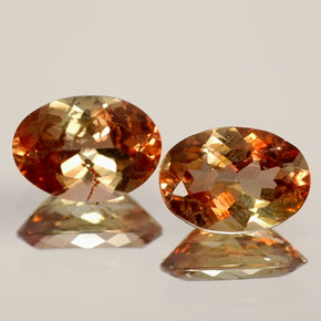 1.38 ct Multicolor Andalusite Stone, Natural Andalusite in Oval Facet Shape for Sale