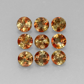 2.14 ct Multicolor Andalusite Stone, Natural Andalusite in Round Facet Shape for Sale