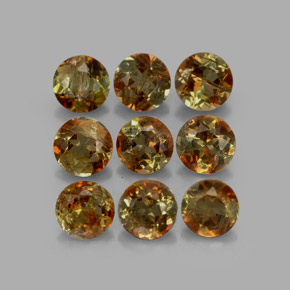 2.21 ct Multicolor Andalusite Stone, Natural Andalusite in Round Facet Shape for Sale