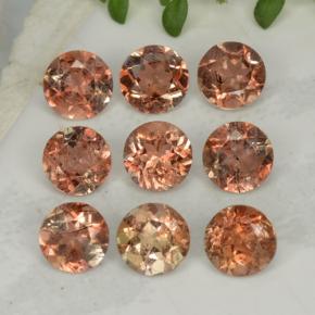 2.28 ctw Multicolor Andalusite Stones, Natural Andalusite in Round Facet Shape for Sale